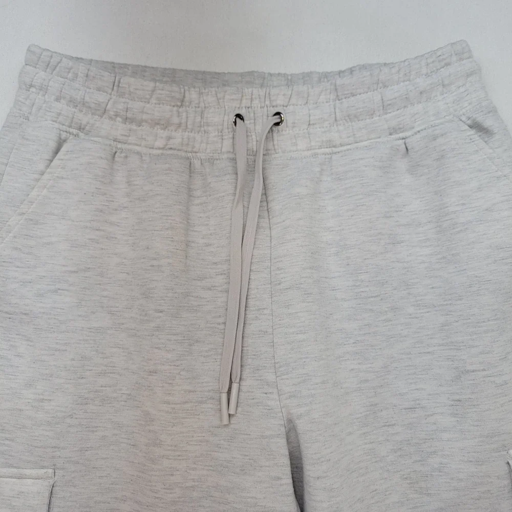Yogalicious‎ Scuba Cascade Jogger Womens S Gray Athletic Cargo Sweatpants